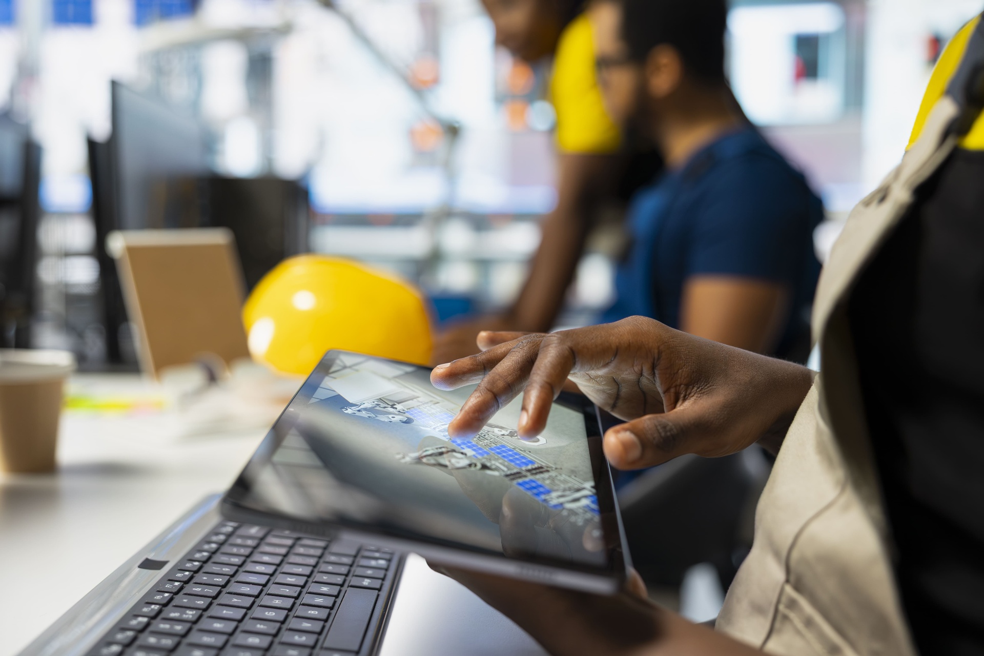 Suivi logistique sur tablette
